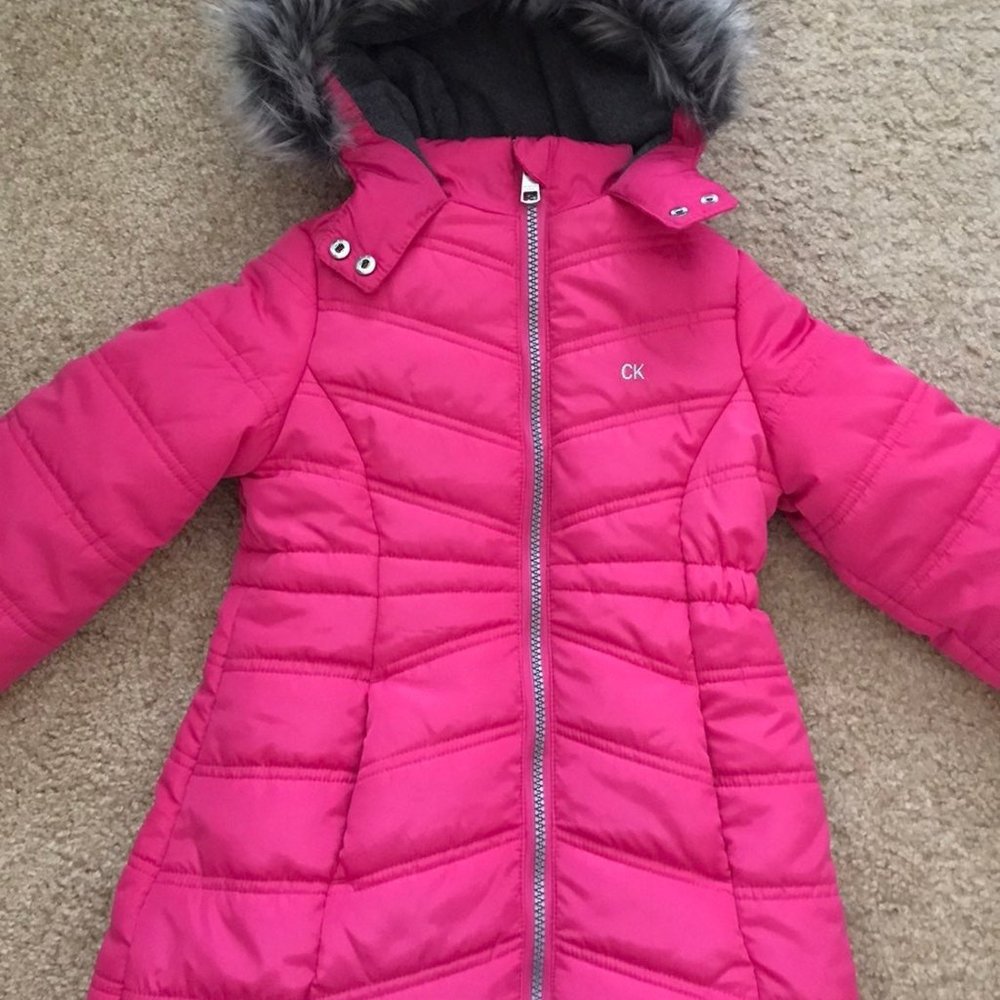 NEW Calvin Klein Size 2T girls Puffer jacket MSRP : $110.00